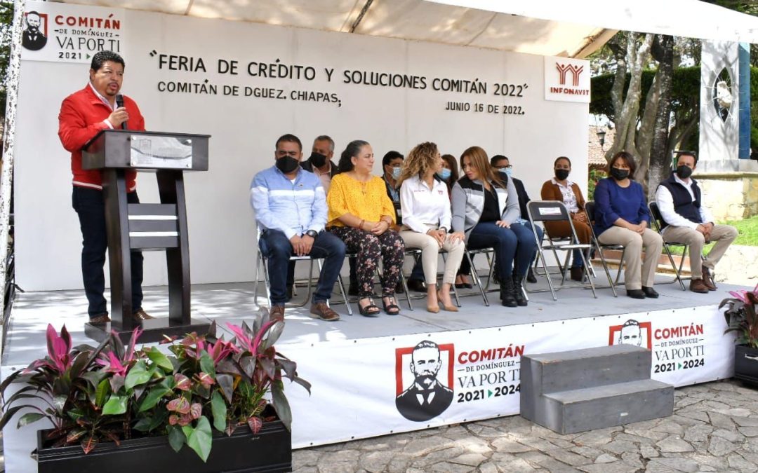 Mario Fox inaugura Feria de Crédito y Soluciones Comitán 2022
